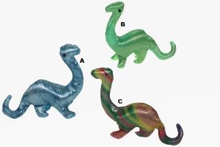 Obrázek z Brontosaurus textil s pískem 12cm, 3dr (12) 